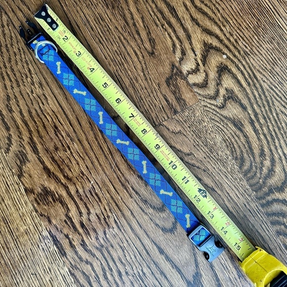 New LupinePet Blue Argyle Adjustable Nylon Dog Collar Breakaway Buckle Sm 8”-12” - Picture 6 of 6